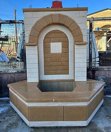 Fəvvarələr: Dekorativ daş bulaq – həyət və bağ sahələri üçün - Material — 4