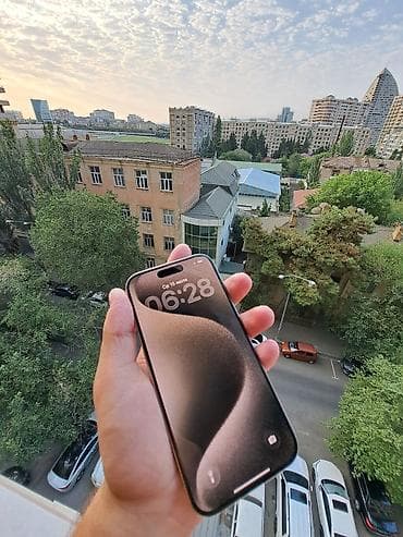 printer satilir: IPhone 15 Pro, 128 GB, Natural Titanium, Face ID — 3