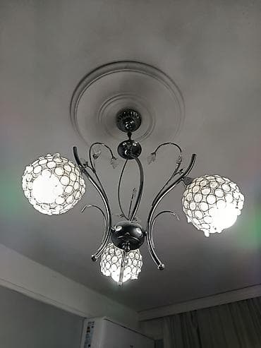 lampalar: Çılçıraq, 3 lampa, Metal — 2