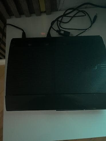 gta 5 ps4 disk: Sony PlayStation 3 Super Slim oyun konsolu 15 ədəd oyun var Yüngüldə — 1