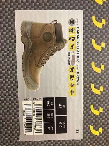 Личные вещи: Safety Jogger Industrial – Dakar S3 Leather iş ayaqqabısı - Model — 6