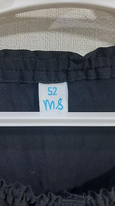 işlenmiş mebel: Qadınlar üçün 2 ədəd qara üst geyim dəsti 1) Zəncirli-bəzəkli bluz - — 5