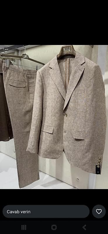 Kostyum, Yay, rəng - Bej