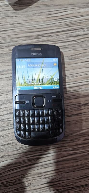 noki: Nokia C3, < 2 GB Memory Capacity, rəng - Qara, Düyməli — 1