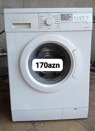 qaz panel: Paltaryuyan maşın Siemens, 7 kq, Avtomat, Qurutmasız, Kredit yoxdur — 1