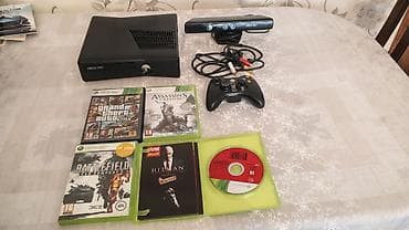 Xbox 360 (Slim) oyun konsolu paketi Komplekt: - Xbox 360 Slim konsolu