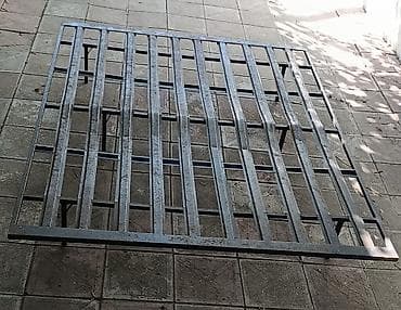 Ev və bağ: Metal çarpayı karkası - Material: qalın divarlı polad profil — 3