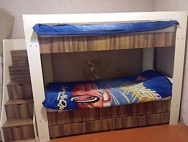 Oğlan və qız üçün, İşlənmiş, Çarpayı, Matras ilə, Siyirməli, MDF