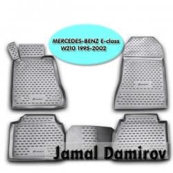 monitor masin ucun: Mercedes-benz e-class w210 1995-2002 üçün poliuretan ayaqaltilar — 1