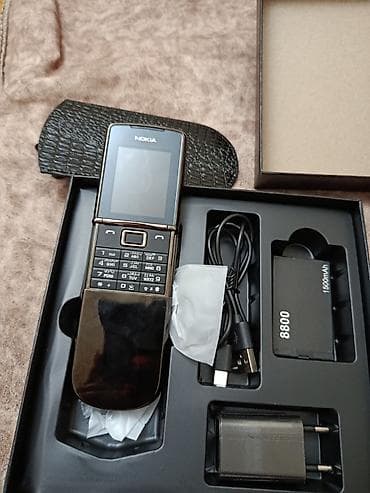 nokia adapteri: Nokia 8 Sirocco, rəng - Qara, Düyməli — 2