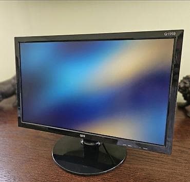 işlənmiş manitorlar: Q1959 LCD monitor - Ekran ölçüsü: 19 düym, geniş format -arxa səs — 1