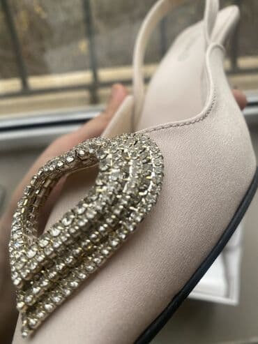 parçadan qadın mokasinlər: Tuflilər, Ölçü: 36, rəng - Çəhrayı, Yeni — 5