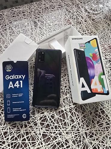 Samsung Galaxy A41, 64 GB, rəng - Qara, Sənədlərlə