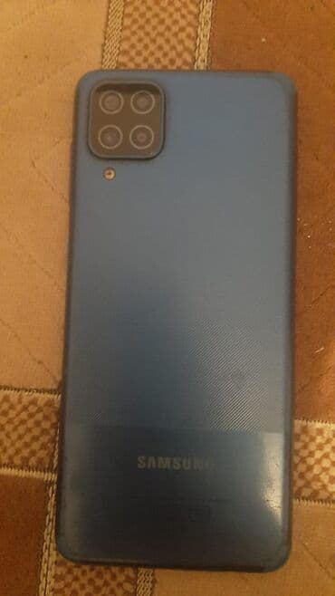 samsung qələm: Samsung Galaxy A12, rəng - Mavi, İki sim kartlı — 1