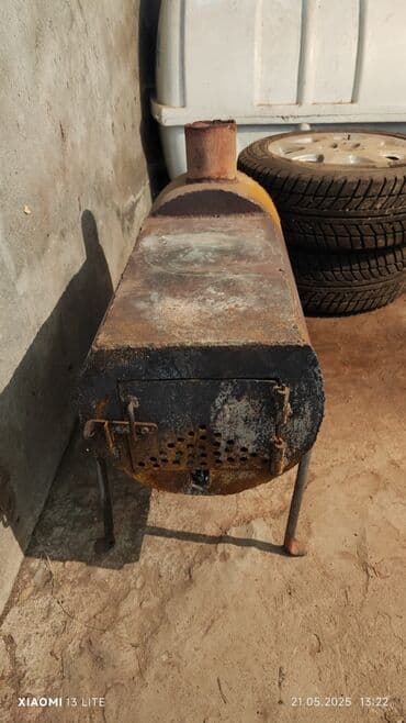 Dəmir Peçi, İşlənmiş, yanacaq - Odun, Qaz, Ünvandan götürmə