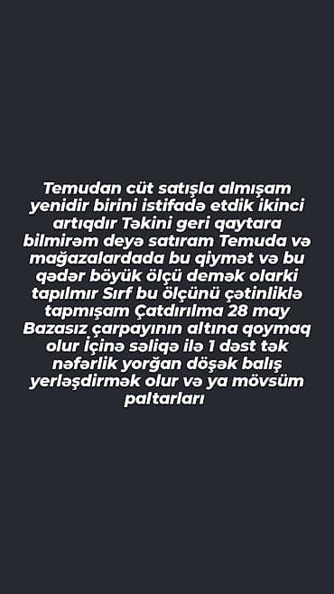 tekstil: Yorğan döşək paltar organayzeri ən böyük ölçüdü İlk əvvəl watsapa və — 5