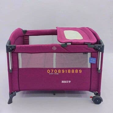 uşaq ucun manej: Uşaq çarpayı-manej Babyhome Rahat ve güvənilir bir qatlama mexanizmi — 2