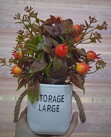 Süni dekorativ bitki kompozisiyası – nar giləmeyvəli - Kompozisiya