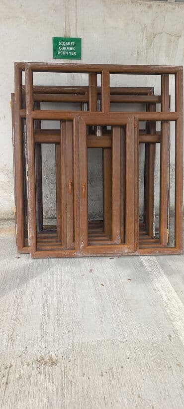 оконные рамы бу: İşlenmi̇ş plasti̇k pəncərələr. 
120x160=100 man — 10