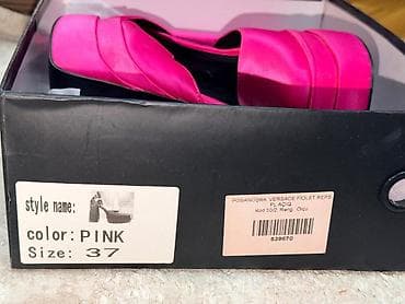 gece geyimi: Məhsul: Qadın platforma dikdaban ayaqqabı VERSACE - Rəng: Çəhrayı — 4