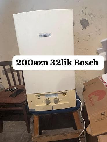 Bosch qaz kombi qazanı – 32 kW - Marka/model: Bosch (divardan asılan