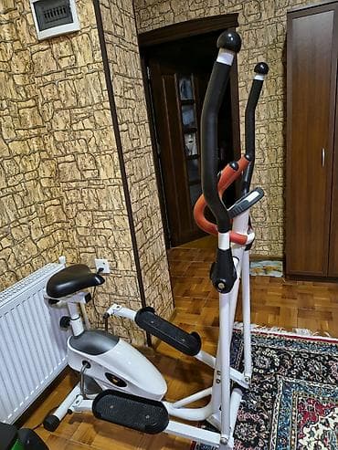 велосипед: Elliptik velotrenajor – çoxfunksiyalı kardio aparat - 2-si 1-də — 2