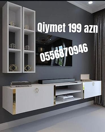 kombi şkaf: Yeni, Düz TV altlığı, Polkalı, Laminat, Rusiya — 10