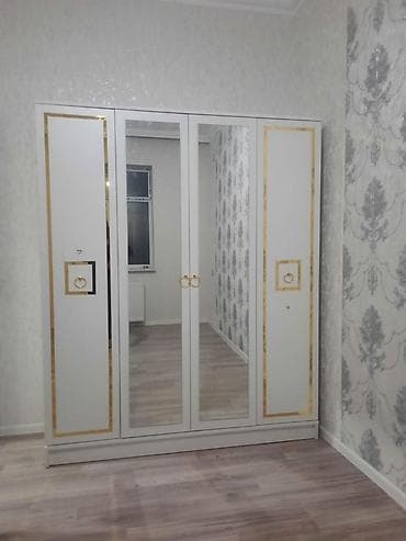 ucuz şifanerlər: Yeni, 4 qapılı, Güzgülü, Ağ, Açılan, Düz dolab — 1