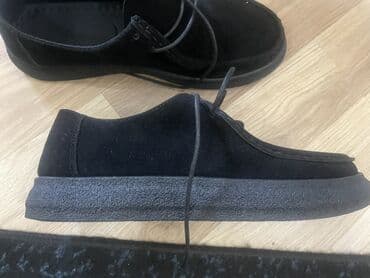 Женская обувь: Qara rəngli kişi mokasin-tipli ayaqqabı - Üst material: süet (yumşaq — 2