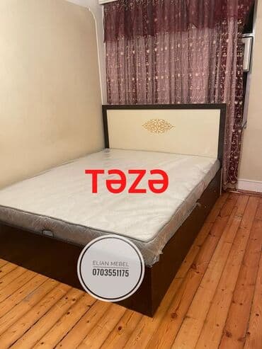 asinkovu demir: Yeni, İkinəfərlik çarpayı, Bazasız, Matras ilə, Siyirməsiz, Azərbaycan — 3