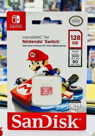memory card: Nintendo switch üçün memory card ( 128gb ). Nintendo switch oled — 1