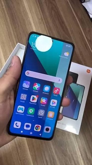 17 pro max planshet: Redmi Note 13, 256 ГБ, цвет - Черный, Сенсорный, Отпечаток пальца, Две SIM карты — 2