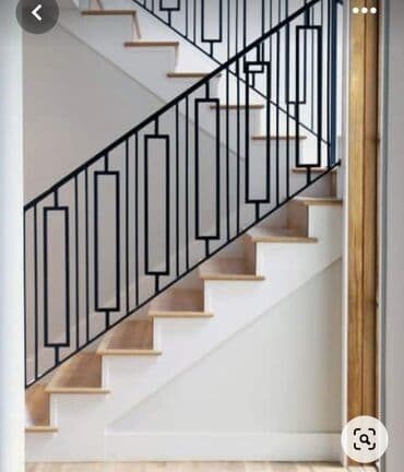 железные лестницы для дома: Лестничные перила — 9