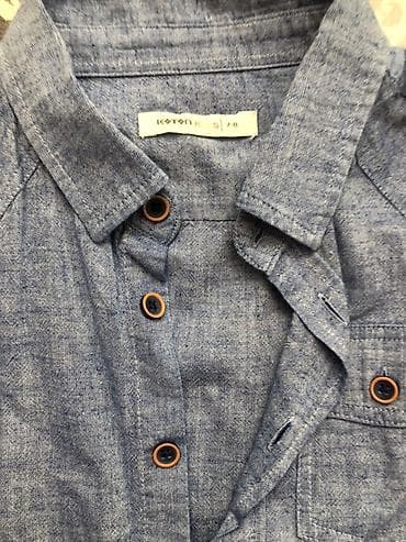 Köynəklər: Рубашки Rubashki Yeni kimidir Koton Kids oğlan köynəkləri – 2 ədəd — 4