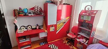 kohne mebellerin alinmasi: Salam. Uşaq mebel dəsti satılır 2-ci əl. 2 avtomobil yatağı matras ilə — 1