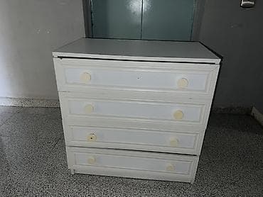 Oğlan və qız üçün, İşlənmiş, Təknəfərlik çarpayı, 2 tumba, Komod, Tumba — 3