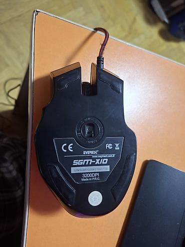 Everest SGM-X10 oyun mouse-u - Naqilli, USB qoşulma - Maksimum 3200 — 2