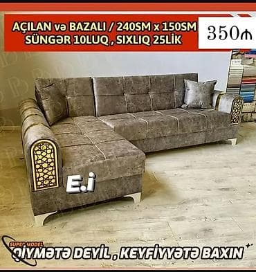 kafe divanlari: Künc divan, Açılan, Bazalı — 1