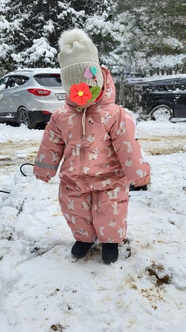 uşaqlar üçün sukeçirməz şalvarlar: Kombinezon, Qız üçün, 2 - 3 yaş — 2