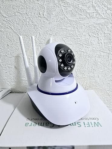 glazok kamera: Wi‑Fi IP təhlükəsizlik kamerası - 3 ədəd Wi‑Fi antenası ilə sabit və — 2