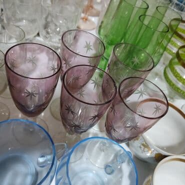 брендовая посуда: Бокалы, цвет - Белый — 12