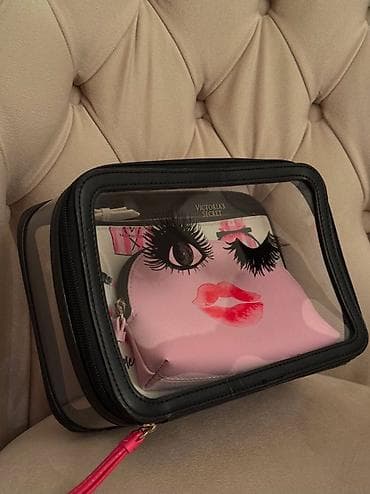 victoriya secret: Victoria’s Secret makiyaj/accessuar çanta dəsti - Brend: Victoria’s — 3