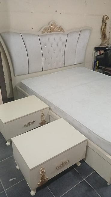 ev guzguləri: İkinəfərlik çarpayı, 2 tumba, Azərbaycan, İşlənmiş — 1