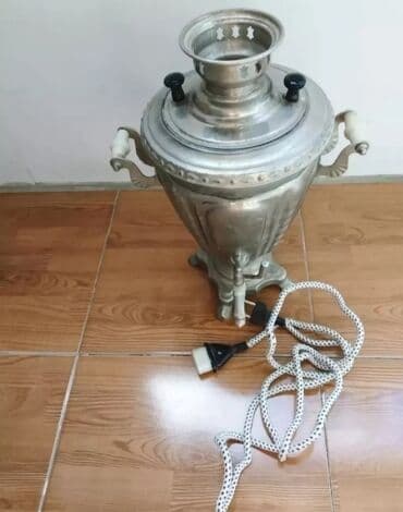 İşlənmiş Elektrik Samovar, 3 l, Pulsuz çatdırılma