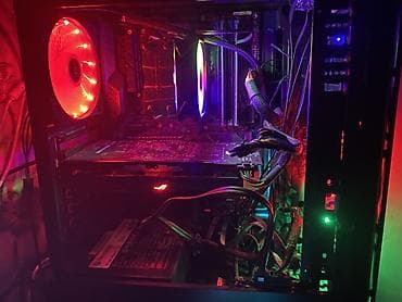 mini kompüter: Masaüstü oyun kompüteri – RGB işıqlandırmalı Texniki xüsusiyyətlər: - — 4