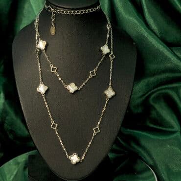 Очки: В комплекте: Браслет, Цепочка, Колье, Серебро, 925 проба — 1