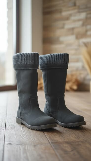 qış botları: Wortmann Qadın qış çəkmələri - Rəng: tünd boz/antrasit - Model — 1
