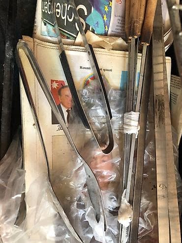 Nasoslar və hidroforlar: Manqal satilir. Cemi 1-2 defe istifade olunub. Materialı nazikdir — 6