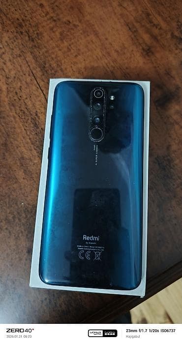Redmi Note 8 Pro, 128 GB, rəng - Mavi, Barmaq izi