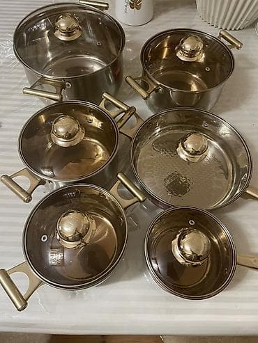 direl naboru: Qazan, rəng - Gümüşü, Paslanmayan polad, Almaniya — 2